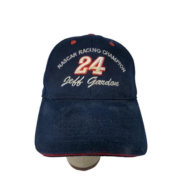 Nascar Other - NASCAR Racing Champion Jeff Gordon #24 Strapback Hat OSFA Blue Embroidered Logo